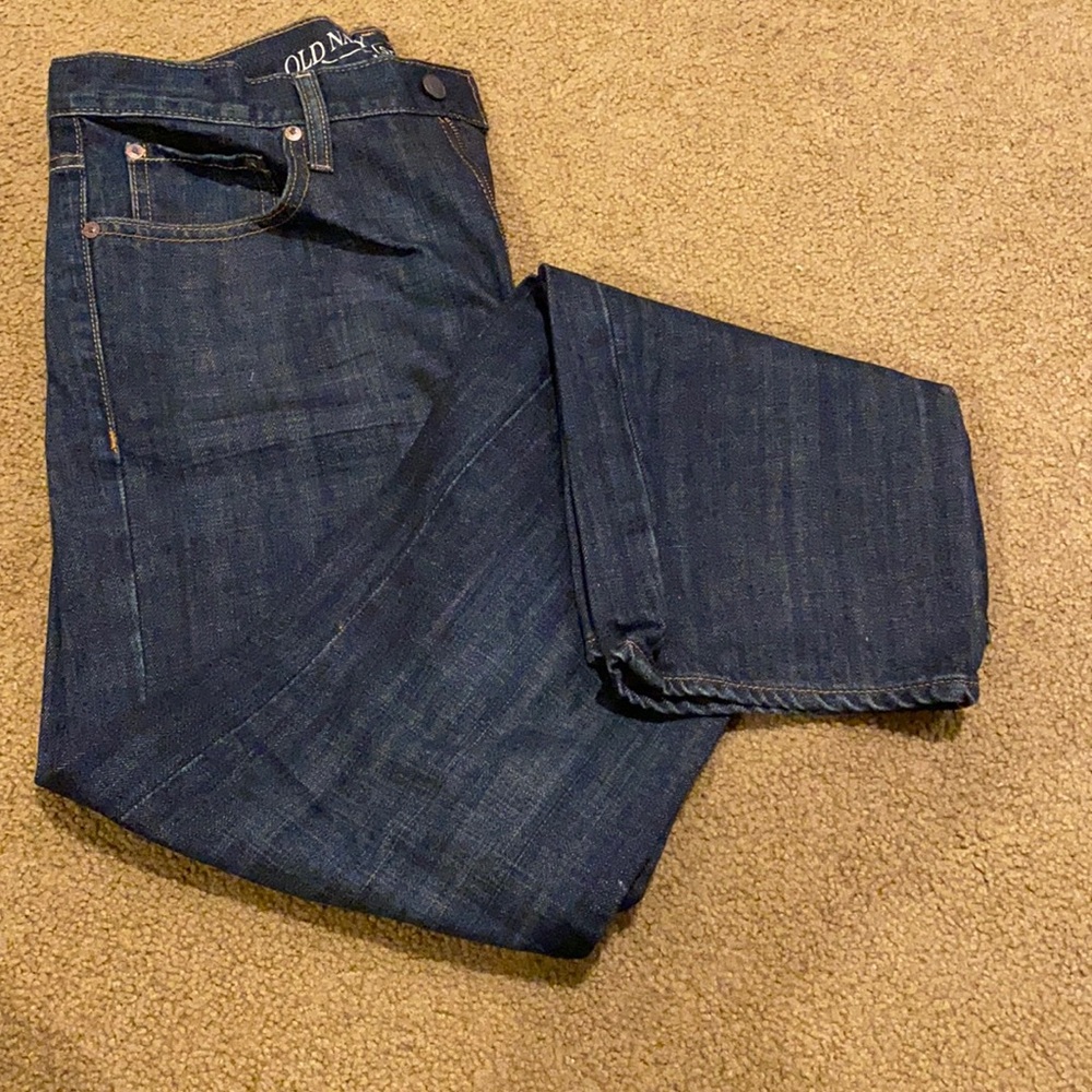 Old Navy Straight Jeans dark wash